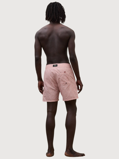 BIQUE SWIMSUIT MAN Dusty Pink Abstract Print | Ecoalf