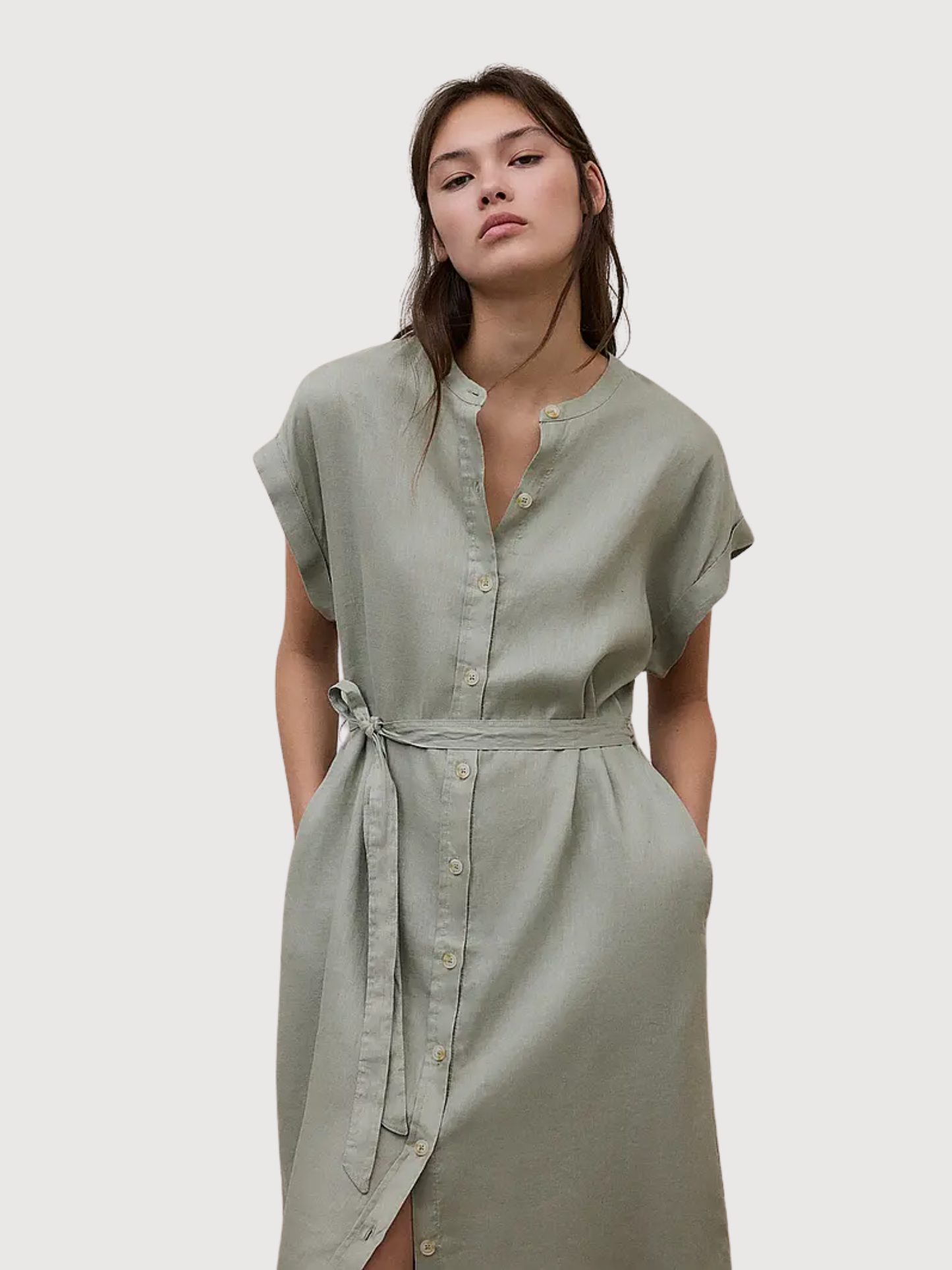 AMATISTA MAO DRESS DAMEN SAGE | ECOALF