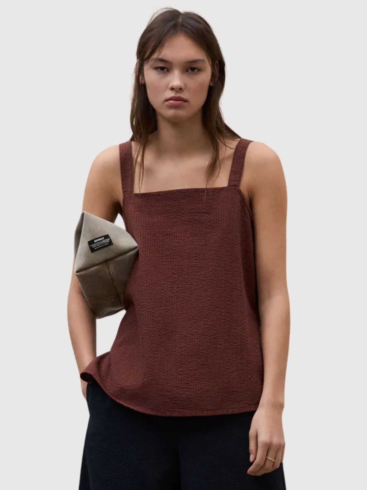 ARIA SHIRT WOMAN EBONY | Ecoalf