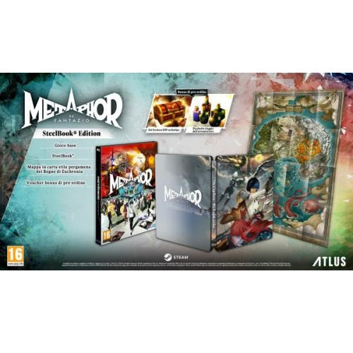 Metaphor Refantazio Steelbook Edition PC Videospiel PAL Deutsch Code In The Box