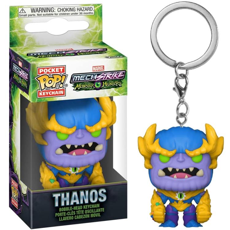 Funko Pop Pocket Schlüsselanhänger Marvel Mech Strike Monster Hunter (Thanos) Schlüsselanhänger