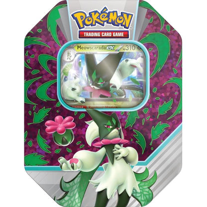 Pokemon Tin: Paldea Abenteuer-Freunde Erweiterungspack (Meowscarada-Ex)