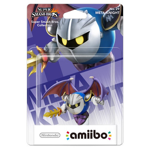 AMIIBO SUPER SMASH BROS COLLECTION (META KNIGHT Nr.29) NINTENDO FIGUR STATUETTE