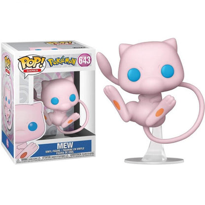 Funko Pop! Games Pokémon – Mew (643) Vinyl-Figur Mewtwo Evolution 9 cm Cat