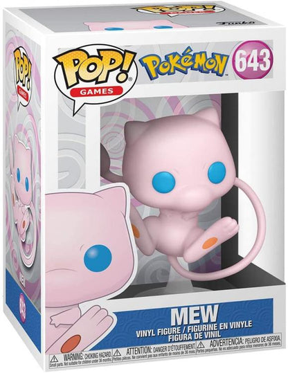 Funko Pop! Games Pokémon – Mew (643) Vinyl-Figur Mewtwo Evolution 9 cm Cat