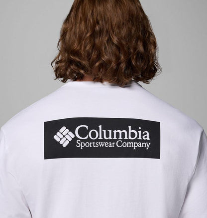 Columbia T-shirt CSC™ Heavyweight Uomo 2155061 100 - Bianco Cotone Pesante