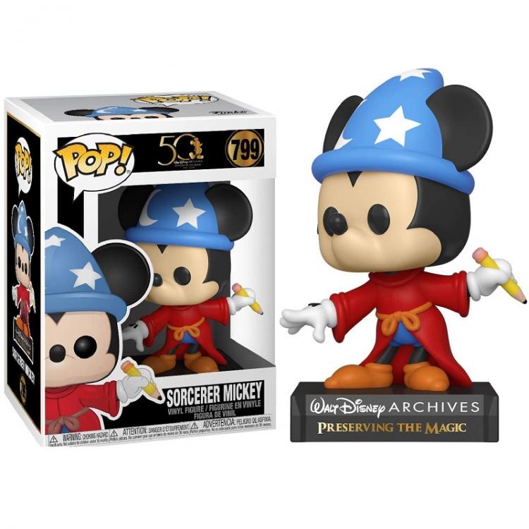 Funko Pop! Walt Disney 50th Archives Magic - Zauberer Mickey (799) Vinylfigur