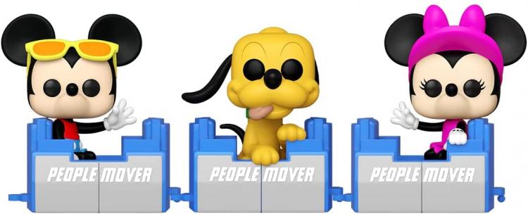 Funko Pop Walt Disney Wolrd 50 Anniversary Minnie Mouse On The Peoplemover 1166