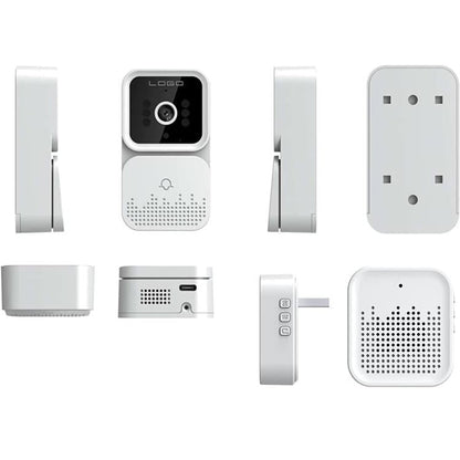 Videocitofono Wifi Campanello Videoaudio Senza Fili Citofono Telecamera Suoneria