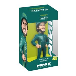 Minix F1 (Sports 107) Fernando Alonso Formel 1 Aston Martin Figur 11cm