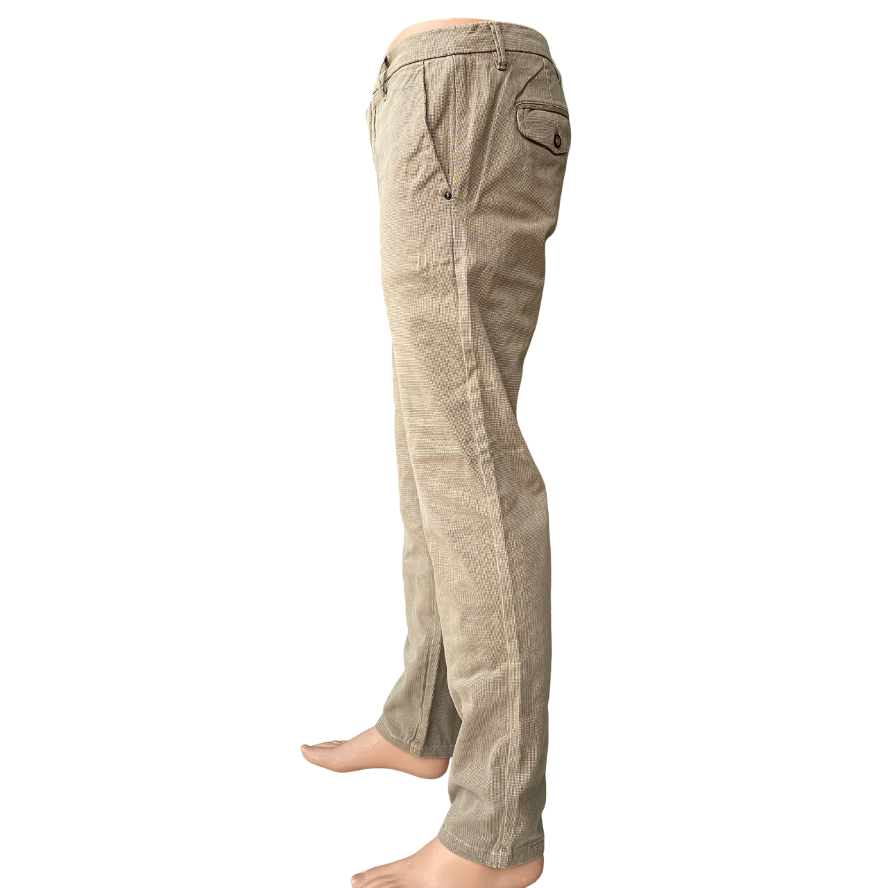 Trez Pantalone Uomo Microfantasia PRATT-1702STP M49604 895 Marrone – casual, elegante, comfort uomo