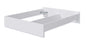 White Artik Double Bed Frame for 160x190 Bed