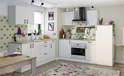Tavolo allungabile 90x140/190 cm in rovere alaska e bianco artik