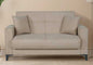 Boston 2-seater sofa bed with storage and armrests