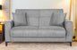 Boston 2-seater sofa bed with storage and armrests