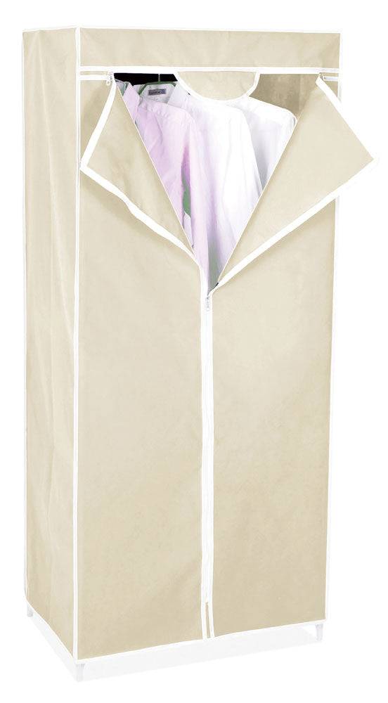 Armadio Appendiabiti Marcello in TNT - 65 x 45 x 150H cm, colore cappuccino