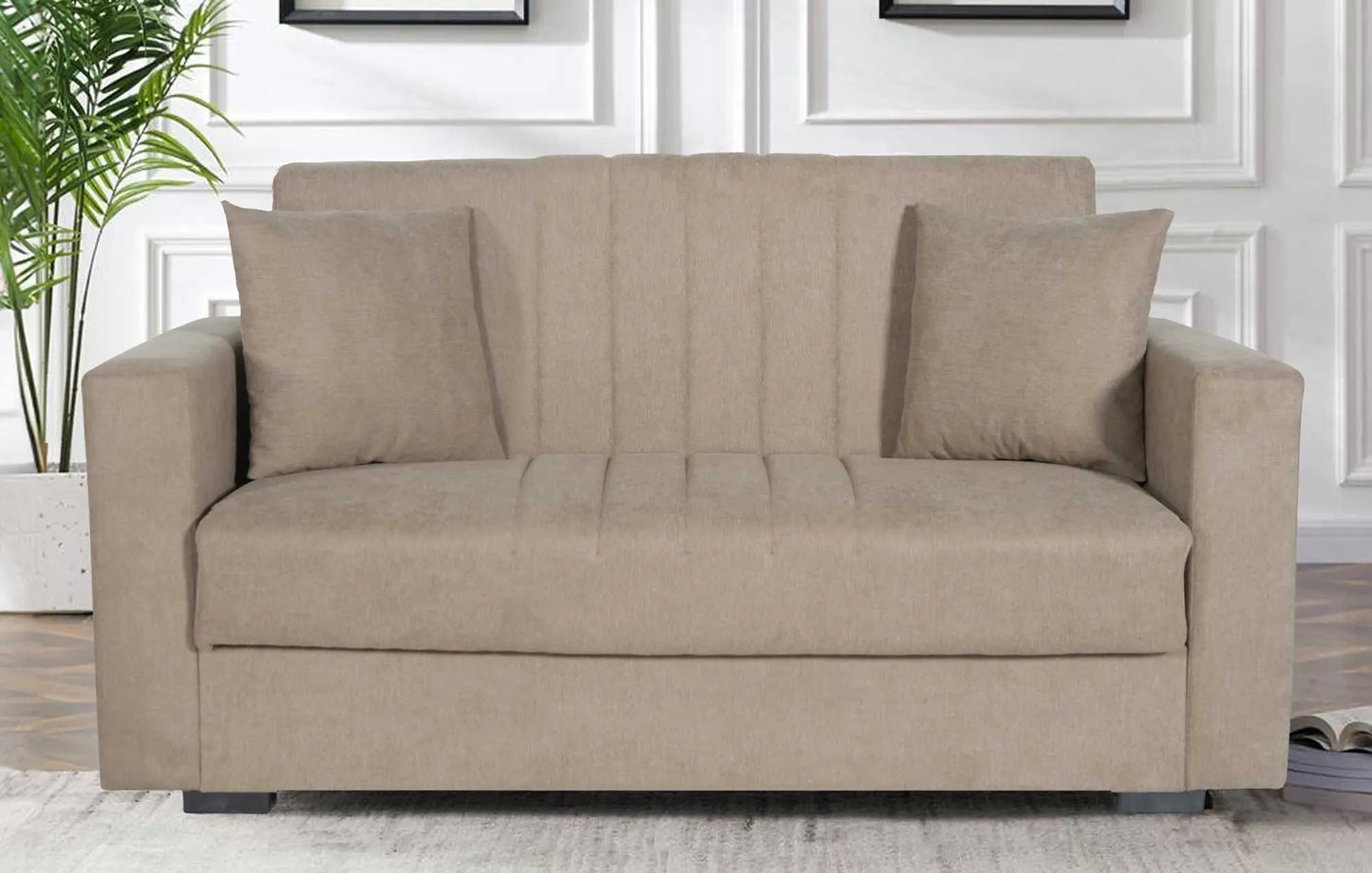 2-Sitzer Schlafsofa Moon mit Bettkasten