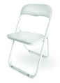 POLO GLOSSY Foldable Chairs with Polished Steel Frame