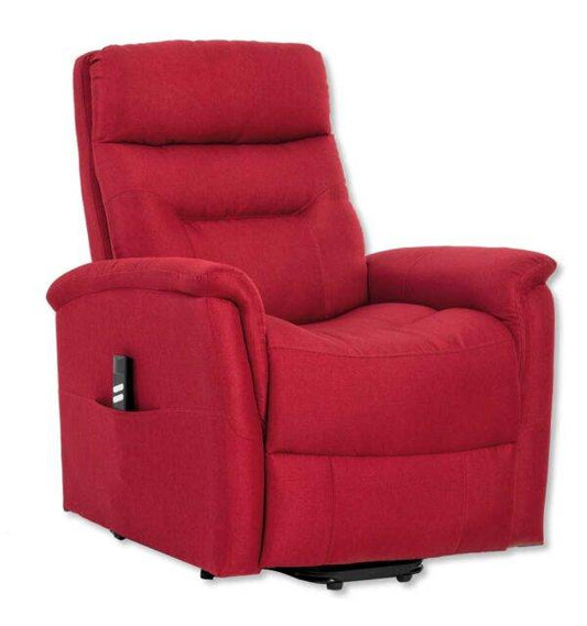 Relax-Sessel 2 Motoren SOFT Bordeaux mit Relaxfunktion und Aufstehhilfe