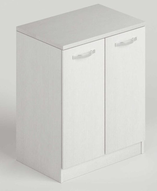 Base lavanderia 71 cm in kit bianco frassinato Laundy
