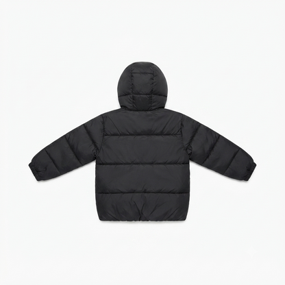 Calvin Klein piumino junior con cappuccio Puffer LVCKTJM02G BEH nero