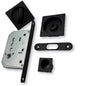 Zama Square Hinge Kit D.48 for Sliding Doors