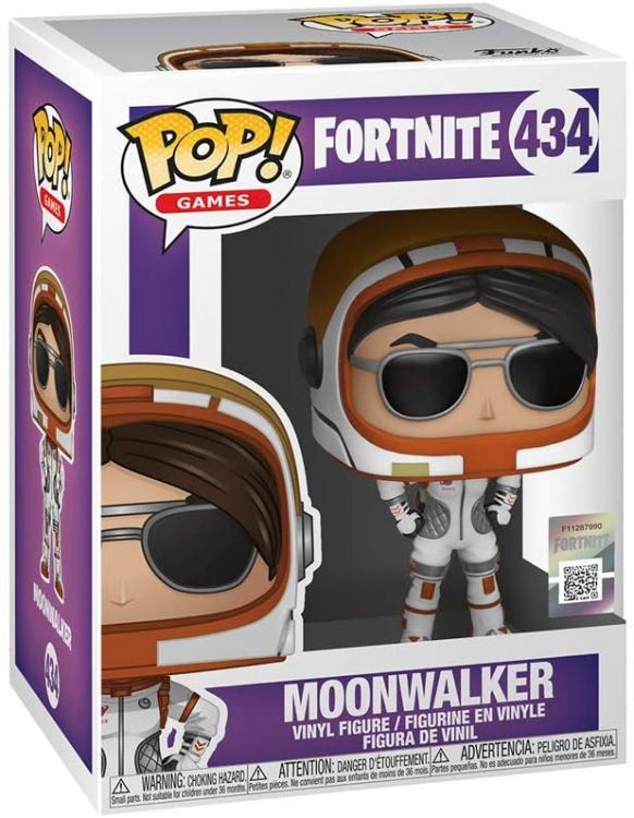Funko Pop ! Games Fortnite Moonwalker (434) Vinyl Figure Statua Da Collezione