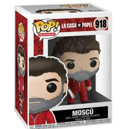 Funko Pop ! Television La Casa Di Carta - Mosca (918) Moscu Vinyl Casa De Papel