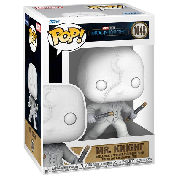 Funko Pop! Marvel Studios Moon Knight – (1048) Mr. Knight Figur 9 cm Vinyl
