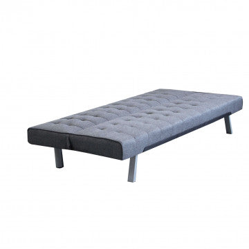 Divano Letto con Struttura in Metallo e Legno in due colori