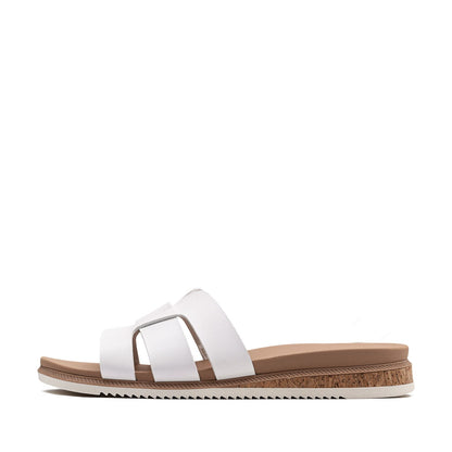 Skechers BOBS Desert Kiss Low Peak Look 114707/WHT Bianco – Sandali Donna Vegan