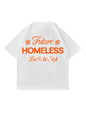 Homeless White T-Shirt 100% Cotton Made in Italy