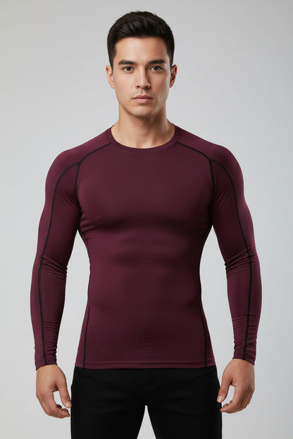 Maglietta Sportiva Uomo Elasticizzata Manica Corta Slim Fit
