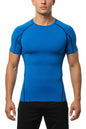 Men's Stretch Short Sleeve Slim Fit Sports T-Shirt