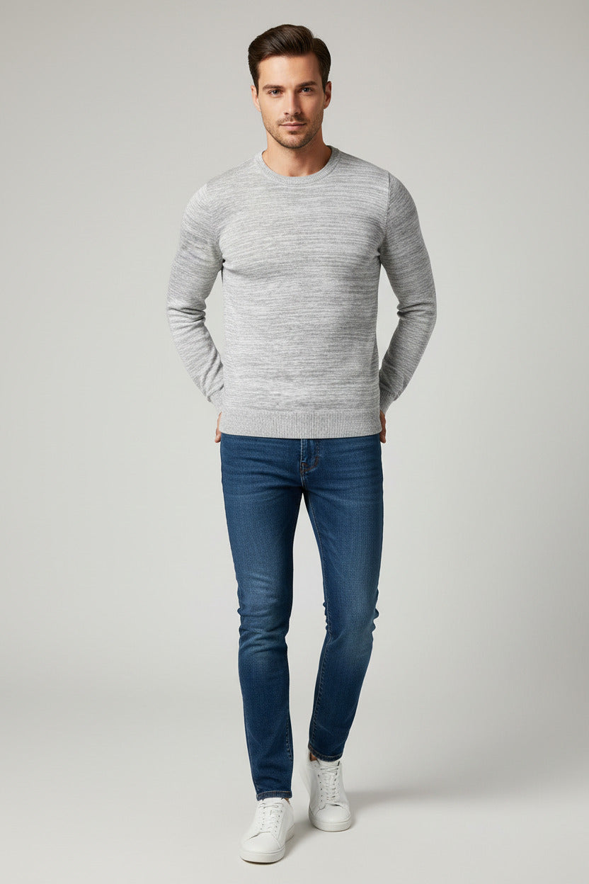 Maglione Uomo Autunno Inverno leggero e Casual – Girocollo Elegante