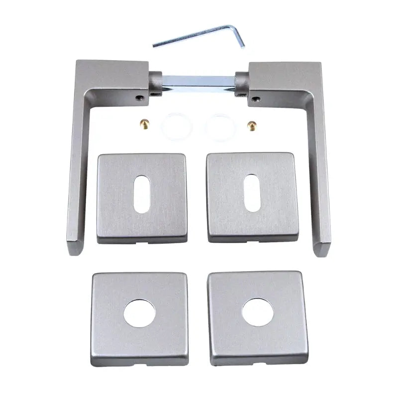 AURA Satin Chrome Door Handle
