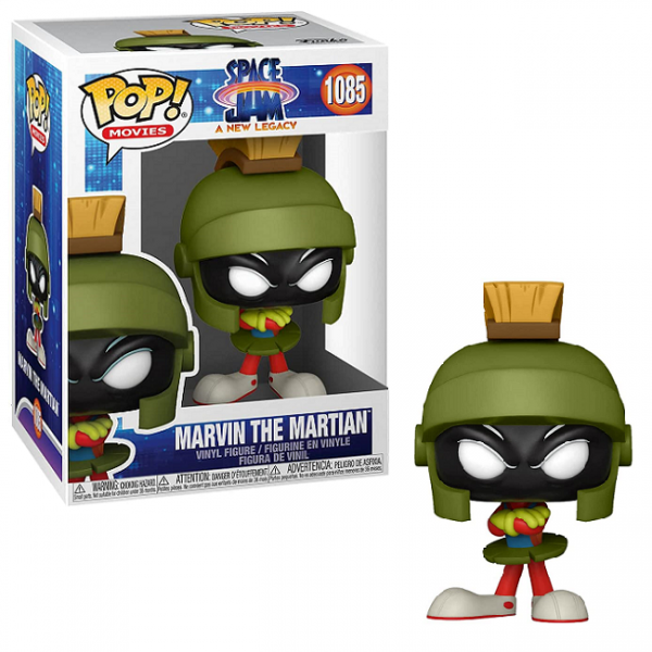 Funko Pop Space Jam A New Legacy 1085 - Marvin der Marsmensch Vinyl-Actionfigur
