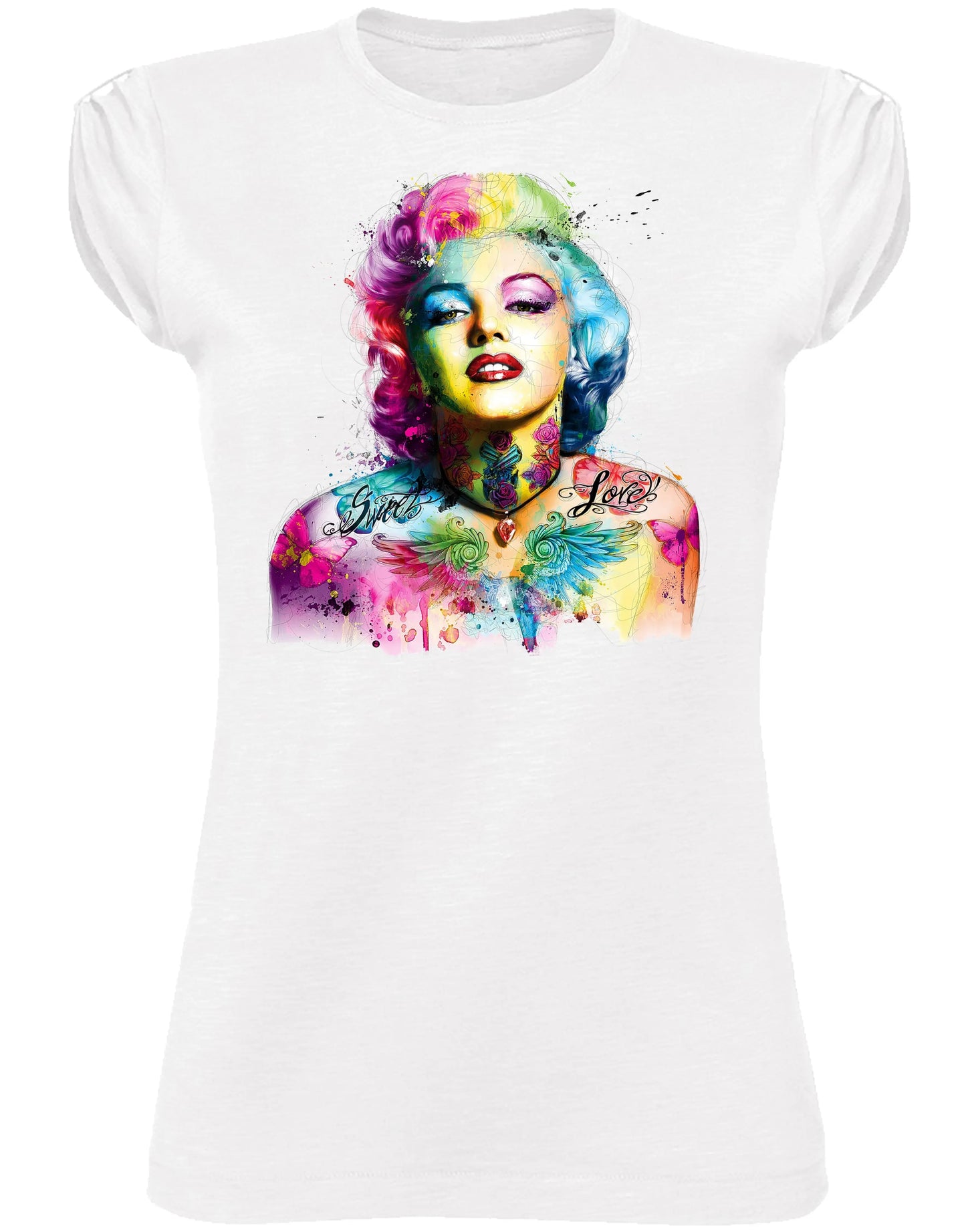 T-shirt Marylin Monroe Stilizzata | Cotone Biologico