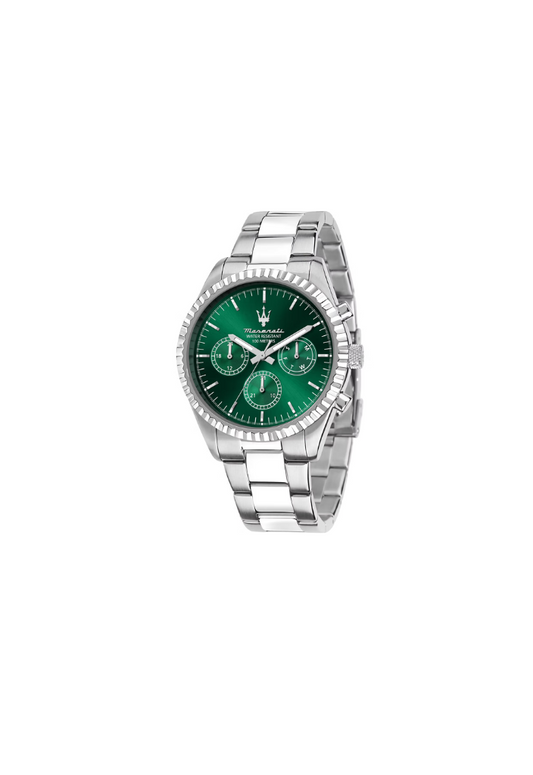 Maserati Competizione R8853100044 – Orologio al quarzo, quadrante verde, 43mm