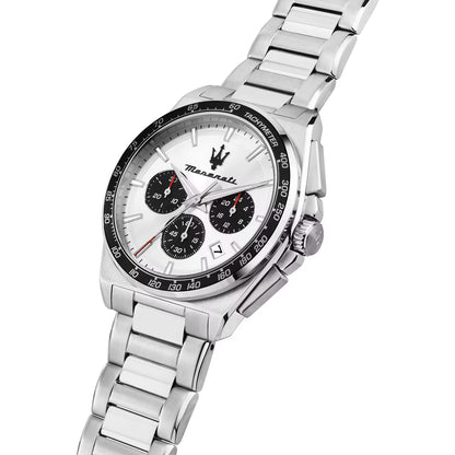Maserati Velocità Chronograph Quarzo – Quadrante Silver argento Ø 43mm – R8873652006