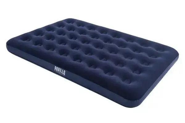 Materasso gonfiabile floccato airbed blu 203x152x22