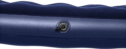 Materasso gonfiabile floccato airbed blu 203x152x22
