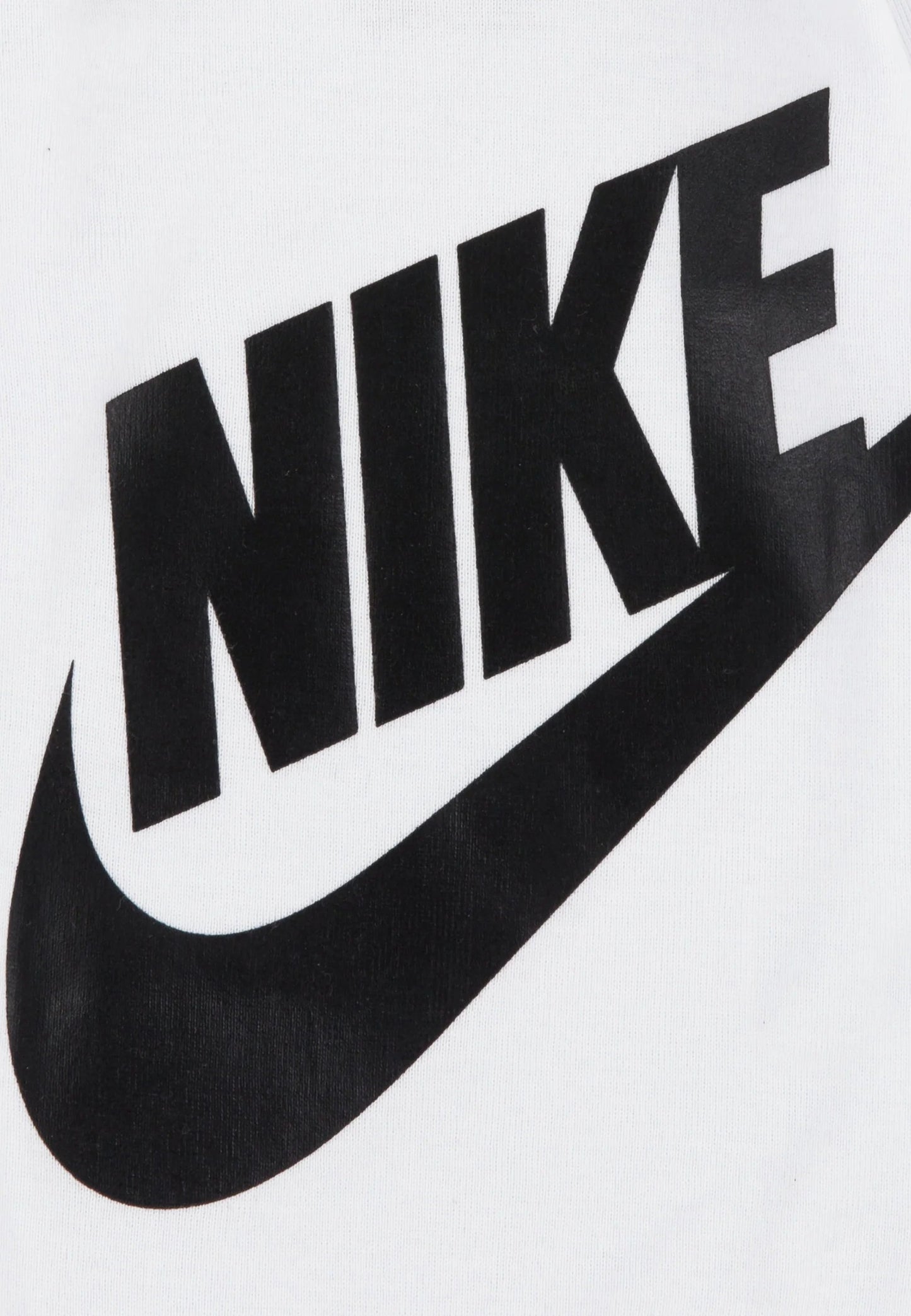 Nike tuta sportiva infant Futura logo MN0073-001 bianco-nero