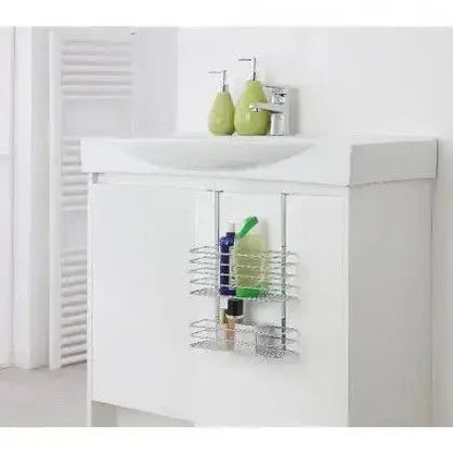 Mensola rettangolare 2 ripiani 26x12x36h