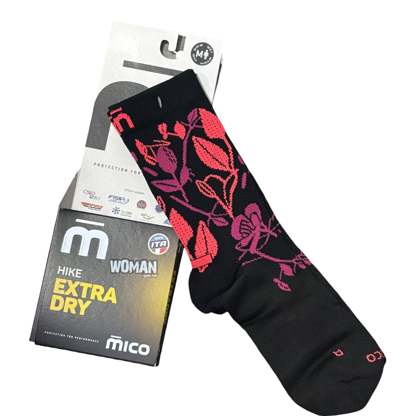 Mico Calza Light Hike Extra Dry Dryarn Donna Nero - CA03067-007