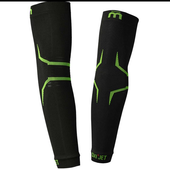 Mico Manicotto Compressione Oxi-Jet AC01120-155 Nero Verde Unisex