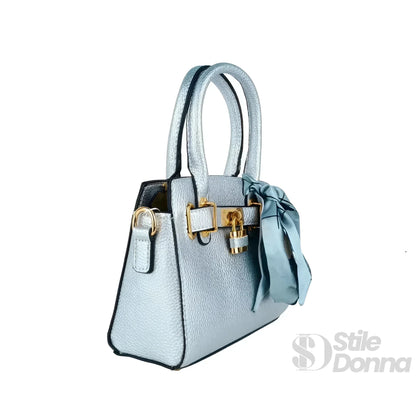 Stile Donna Bags - Mini Bag in Ecopelle Finiture Oro