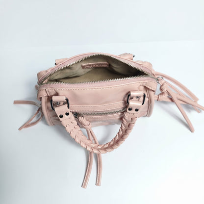 Coconuda Mini Bauletto con Manici Intrecciati e Frange
