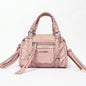 Coconuda Mini Boston Bag with Braided Handles and Fringes