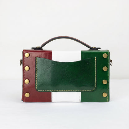 Stile Donna Bags - Brick Mini Borsa in Vera Pelle
